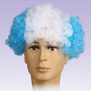 Peluca de Fanático del Fútbol con Bandera de País, Peluca de Fanático del Fútbol con Bandera de Argentina, Gorra para Eventos Deportivos de Fútbol - Product Image 3