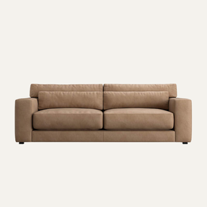 Canapé deux places en cuir véritable Bergen Premium, luxe européen, confort moderne, mobilier de salon haut de gamme, design d'atelier - Product Image 3