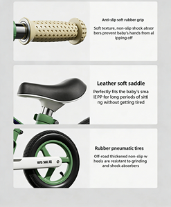 Nouveau design Cadre en nylon Lumières colorées 2-4 ans Enfants Bébé Balance Bike pour jeunes cyclistes - Product Image 6