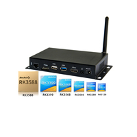 Alta velocidad Quad Core 64 bit Rs232 Rs485 4K RK3566 Android 11 Industrial Android Box Mini Pc