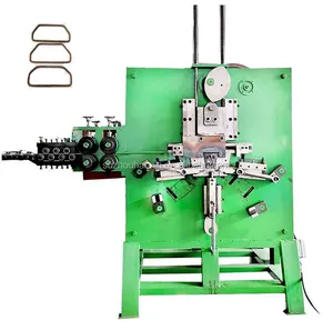Máquina de fabricación de anillos, alambre de acero de China, rectangular, gancho en U, primavera, D