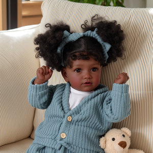 Babeside Promotion : Poupée Reborn Fille Réaliste Celina, Corps en Vinyle Souple, Torse en Tissu, Jouet Miniature en Vinyle Souple, Poupée Bébé Reborn - Product Image 4