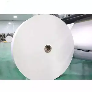 China Fabrik zertifiziert Lebensmittel qualität pe beschichtet Einweg weiße Kaffeetasse Boden Papierrolle für Pappbecher Pflanzen