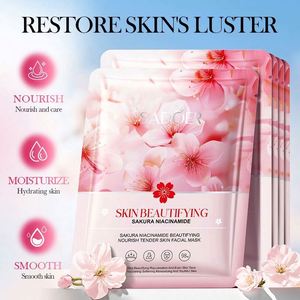 <span class=keywords><strong>Mascarilla</strong></span> Facial Coreana para el Cuidado de la Piel, con Nicotinamida de Sakura, Blanqueadora, Nutritiva e Hidratante, <span class=keywords><strong>Precio</strong></span> de Fábrica, Venta al Por Mayor - Product Image 2