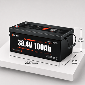 แบตเตอรี่ลิเธียม Enlzh38.4V 100Ah สำหรับมอเตอร์ พร้อมการรับประกัน 5 ปี 38.4V-100Ah อายุการใช้งานยาวนาน 4000 รอบ สำหรับการใช้งานที่เชื่อถือได้ - Product Image 2