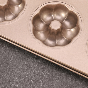 12-Cavity Donut And Cake Mold Non-Stick Baking Mold For Home Use Oven Safe Family Baking Tool - Product Image 3