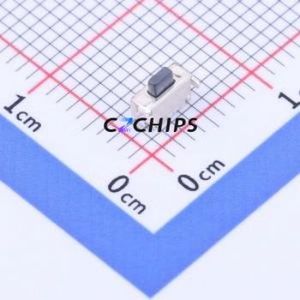 TS-1114C-C Tactile Switch SMD Switch Single Pole Single Throw Rectangle Button 1.6N Horizontal Mount - Product Image 1