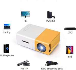 Proyector Portátil YG300 Mini Proyector Digital para el Hogar LCD Cine en Casa Educación Infantil Embalaje Minorista - Product Image 5
