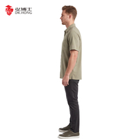 Veste décontractée pour homme, été, simple boutonnage, qualité supérieure, tissu anti-plis à séchage rapide