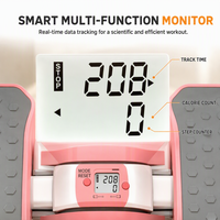 Mini stepper hydraulique manuel portable YUNPAO, capacité de charge 120 kg, logo personnalisé OEM, pour exercices cardiovasculaires à domicile.