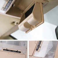 Console de toit intérieure de voiture Maictop avec étui à lunettes, éclairage LED pour la lecture de cartes, interrupteur de toit ouvrant pour TOYOTA Land Cruiser Série 200 2008-2020