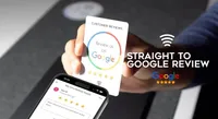 Tarjeta de Reseña de Google Preimpresa con Tecnología NFC en Acabado Mate, Recopila Reseñas Comerciales en 5 Segundos