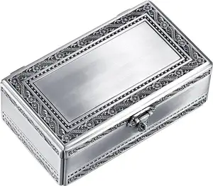 Hot Popular custom logo sterling silver jewelry package box