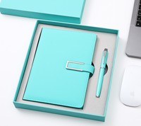 Coffret Cadeau d'Entreprise de Luxe 2026 – Thermos en Acier Inoxydable Personnalisé avec Logo, Carnet Imprimé Letterpress et Clé USB – Ensemble 3 Pièces pour Affaires