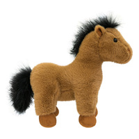 Nouveau peluche Animal fourrure jouets cadeaux pour enfants mignon doux dessin animé Animal cheval en peluche jouet oreiller poupée jouets en peluche