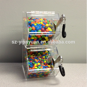 Bán Buôn Stackable <span class=keywords><strong>Acrylic</strong></span> Kẹo Hiển Thị Trường Hợp Hiển Thị Giá Siêu Thị Sử Dụng Lớn Rõ Ràng <span class=keywords><strong>Acrylic</strong></span> Kẹo Bin Hộp Với Scoop - Product Image 5