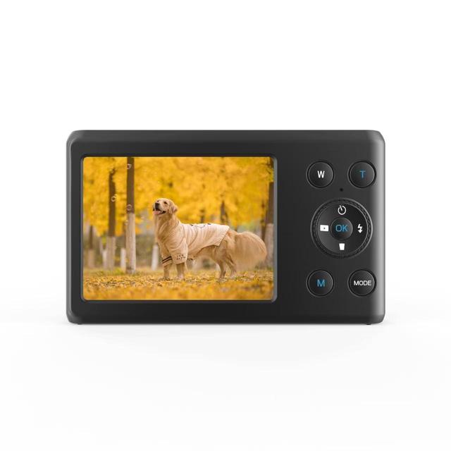 Newest HD Digital Camera with Flip Screen CCD Retro Style Mini SLR Camera for Vlogging Students Travel