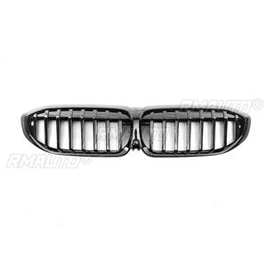 Parrilla Delantera Negra Brillante para BMW Serie 3 G20 2019 2020 2021 2022, Rejilla de ABS para Parachoques, Estilo Automotriz - Product Image 2