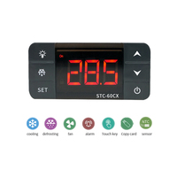 Régulateur de température Affichage LED numérique Chauffage Régulateur de refroidissement Thermostat Commutateur STC-60CX