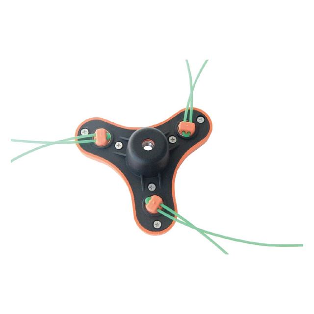 Replacement Trimmer Head & 12 Blades, Cutting Mowing Brush cutter Head Poly Cut Includes 12 Pieces of Nylon Trimmer Blade