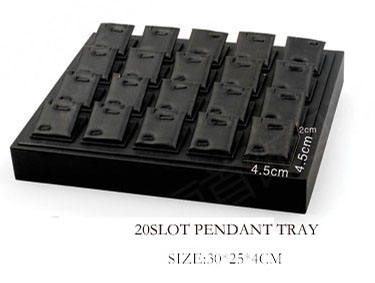 20 fente pendentif plateau