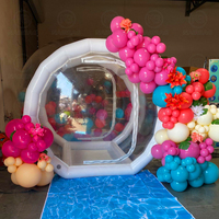 Dôme à bulles transparent gonflable, tentes à bulles pour événements de mariage en intérieur et en extérieur