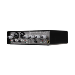 Professionnel pour <span class=keywords><strong>Focusrite</strong></span> USB <span class=keywords><strong>carte</strong></span> <span class=keywords><strong>son</strong></span> enregistrement en direct Instrument de musique mélangeur Type C ordinateur Microphone portable <span class=keywords><strong>externe</strong></span> - Product Image 4