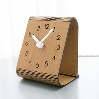 Quasi jam Pendulum senyap dekorasi Desktop rumah sederhana Modern untuk kamar tidur jam dinding kayu ukiran untuk penggunaan di rumah
