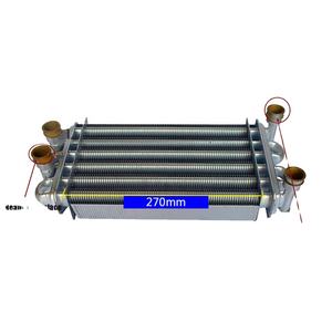 Accessoires pour fours muraux à gaz Échangeurs de chaleur principaux tout cuivre 270MM pour chaudières à gaz BAXI <span class=keywords><strong>CHAPPEE</strong></span> Remplacement - Product Image 1