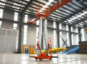 KCCL Ascenseur CE ISO 18m Échelle Télescopique Hydraulique Un Homme Levage Vertical Électrique Simple Mât Ascenseur Aluminium - Product Image 2