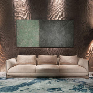 مجموعة أريكة الأثاث الفلبين طقم أرائك من النسيج صور أريكة الجمال صالون غرفة المعيشة الاقسام لون أسود الأريكة - Product Image 1