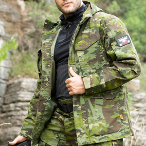 Grosir jaket kerja jaket kulit lembut ritsleting penuh luar ruangan tahan air poliester Logo kustom musim dingin untuk pria - Product Image 5