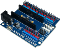 Carte d'extension de capteur Arduino Nano, module de sortie analogique Servo PWM UART I2C Shield 14 IO avec régulateur de puissance LM1117 3.3V