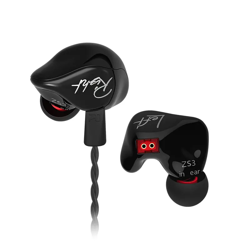 ZS3 Headphone In-Ear Bass Berat Headset Stereo Musik Earbud Olahraga Ketepatan Tinggi Earphone HIFI Kabel Dapat Dilepas