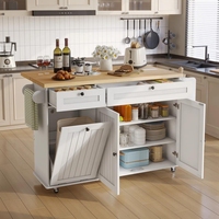Îlot de cuisine moderne modulaire et étanche, facile à assembler, avec rangement, pour restaurant et maison