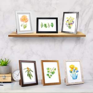 Cadre photo en bois écologique 4*6 5*7 8x10 11*14 pouces, décoration de mariage et de maison - Product Image 5