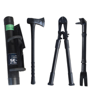 Outils d'entrée de force de sauvetage de lutte contre les incendies Outils de sac à dos Outils de sauvetage