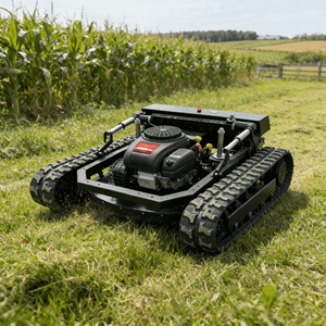 Cortadora de Césped Moderna a Gasolina <span class=keywords><strong>con</strong></span> Control Remoto y Orugas de Alta <span class=keywords><strong>Tracción</strong></span> para Terrenos Irregulares - Product Image 2