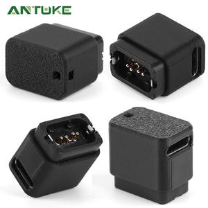 Adaptador de cargador de batería Antuke para Shimano 12-Speed Di2 105 Esc, conector de carga de batería estándar ABS negro - Product Image 1