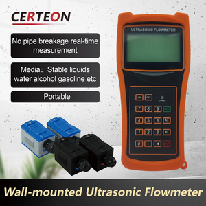 Perekam data genggam tipe penjepit DN25-6000 layar digital untuk flow meter ultrasonik industri - Product Image 5
