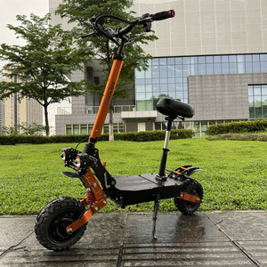 Livraison rapide aux États-Unis, trottinette électrique à double moteur 6000W avec serrure à clé, 11 pouces, 60V 30Ah, 37-53 miles de longue distance, trottinette électrique pliable avec siège - Product Image 6
