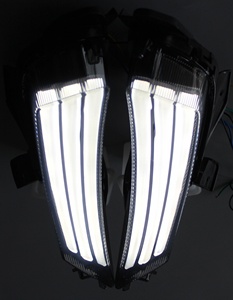 Fari Moto JPA <span class=keywords><strong>XMAX</strong></span> 250 Lampada a LED Indicatore di Direzione Luce Lampeggiante Laterale Anteriore per Moto YAMAHA <span class=keywords><strong>XMAX</strong></span> 300 - Product Image 4