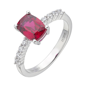 Anelli di nozze per donne <span class=keywords><strong>e</strong></span> ragazze con anelli da dito in oro massiccio 9Kt/10Kt/14Kt/18Kt in oro massiccio <span class=keywords><strong>rubino</strong></span> <span class=keywords><strong>e</strong></span> <span class=keywords><strong>smeraldo</strong></span> - Product Image 1