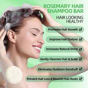 Savon Shampoing Solide Végétalien Fait Main pour Femmes, à l'Huile Essentielle Naturelle Entière, Nourrissant pour les Cheveux, Biologique et à Base de Plantes - Product Image 3