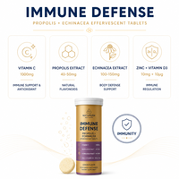 Comprimés effervescents multivitaminés OEM Propolis, Échinacée, Vitamine C 1000mg, Zinc, Complément alimentaire pour soutenir le système immunitaire