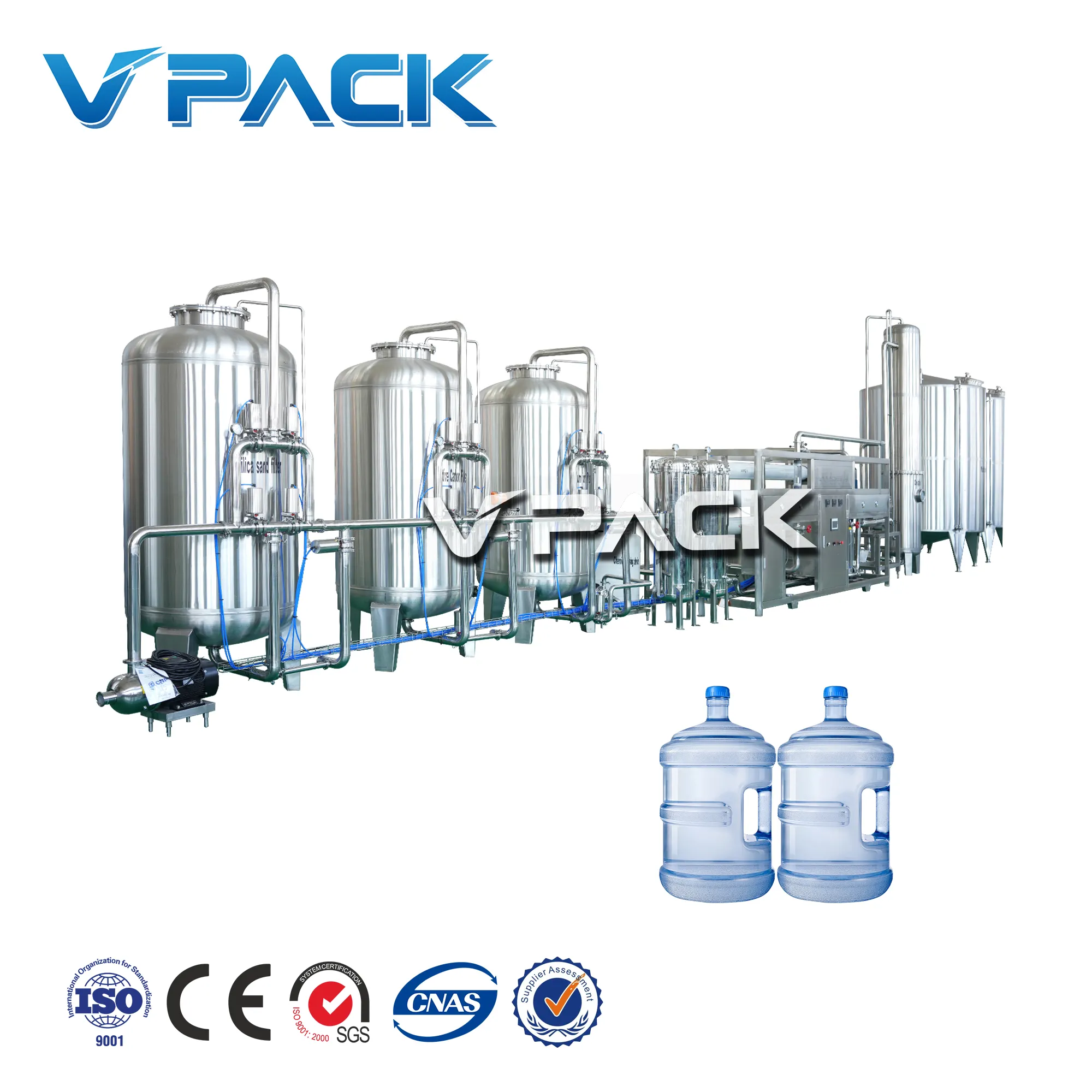 Система фильтрации воды и емкость для хранения воды/серия стерильных резервуаров для воды из нержавеющей стали SS 304 вертикальный или горизонтальный Резервуар/