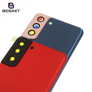 Ingrosso Cover posteriore in vetro posteriore per <span class=keywords><strong>Samsung</strong></span> <span class=keywords><strong>Galaxy</strong></span> <span class=keywords><strong>S21</strong></span> + S21Plus custodia posteriore del telefono con cornice dell'obiettivo della fotocamera - Product Image 3