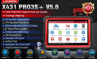 Launch X431 Pro3S + 5,0 Obd2 Sistema completo Equipo pesado Herramienta de diagnóstico automático Analizador de motor para automóviles y camiones pesados