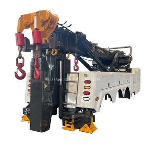 Faszinierende schwere 40 Tonnen Rotator Abschlepp wagen Weiß Werkzeug kasten 20 Tonnen Winden Diesel Neu Zwei 20 Tonnen rotierender Hubkran Verkauf - Product Image 1