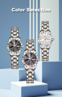 Gohuos 7808 Jam Tangan Wanita Mewah Trendi Baru Tahan Air Jam Tangan Quartz Asli untuk Wanita Perempuan Remaja Reloj Kotak Tas Hadiah